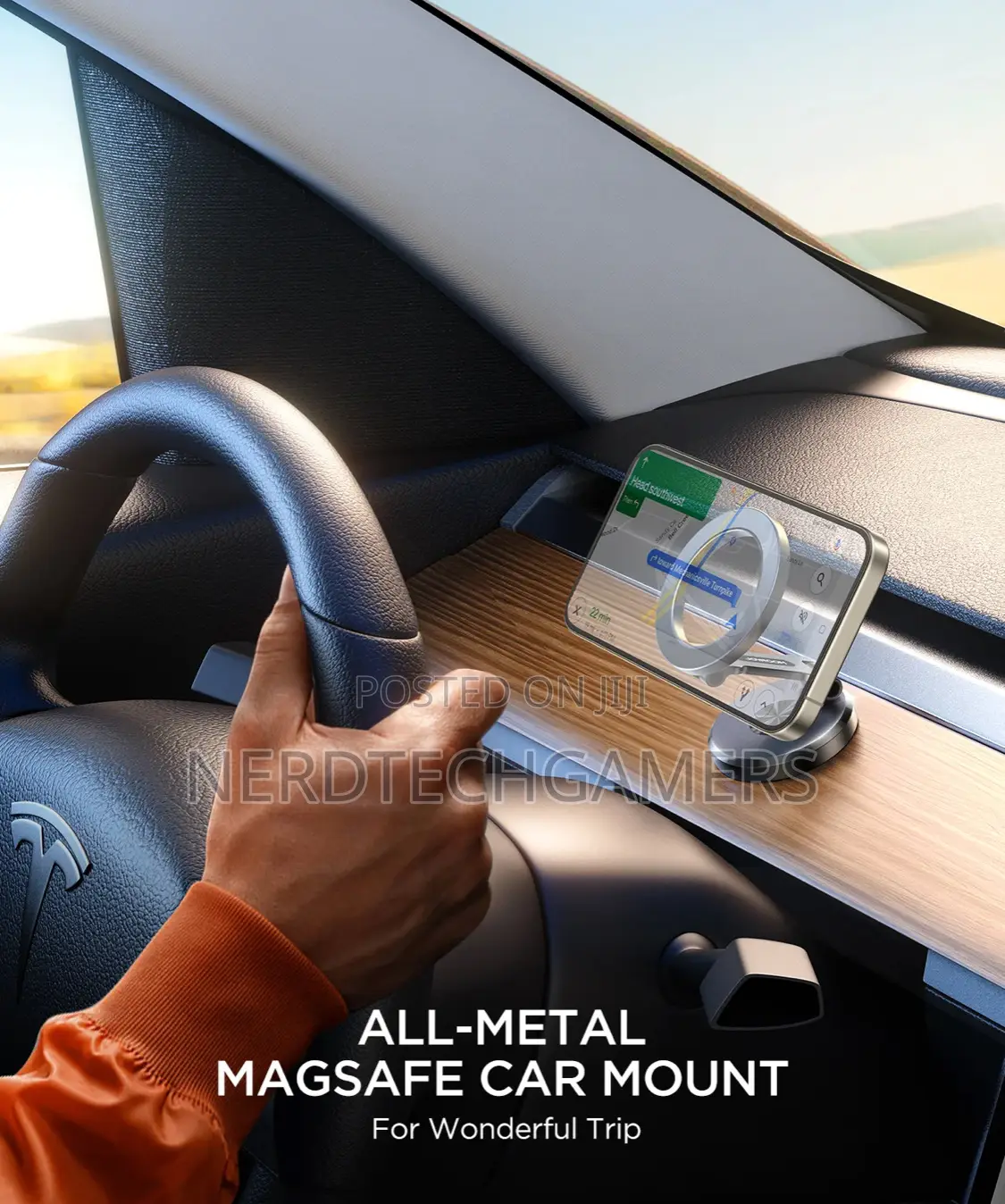 Joyroom Jr-Zs403 Foldable Magnetic Car Phone Mount