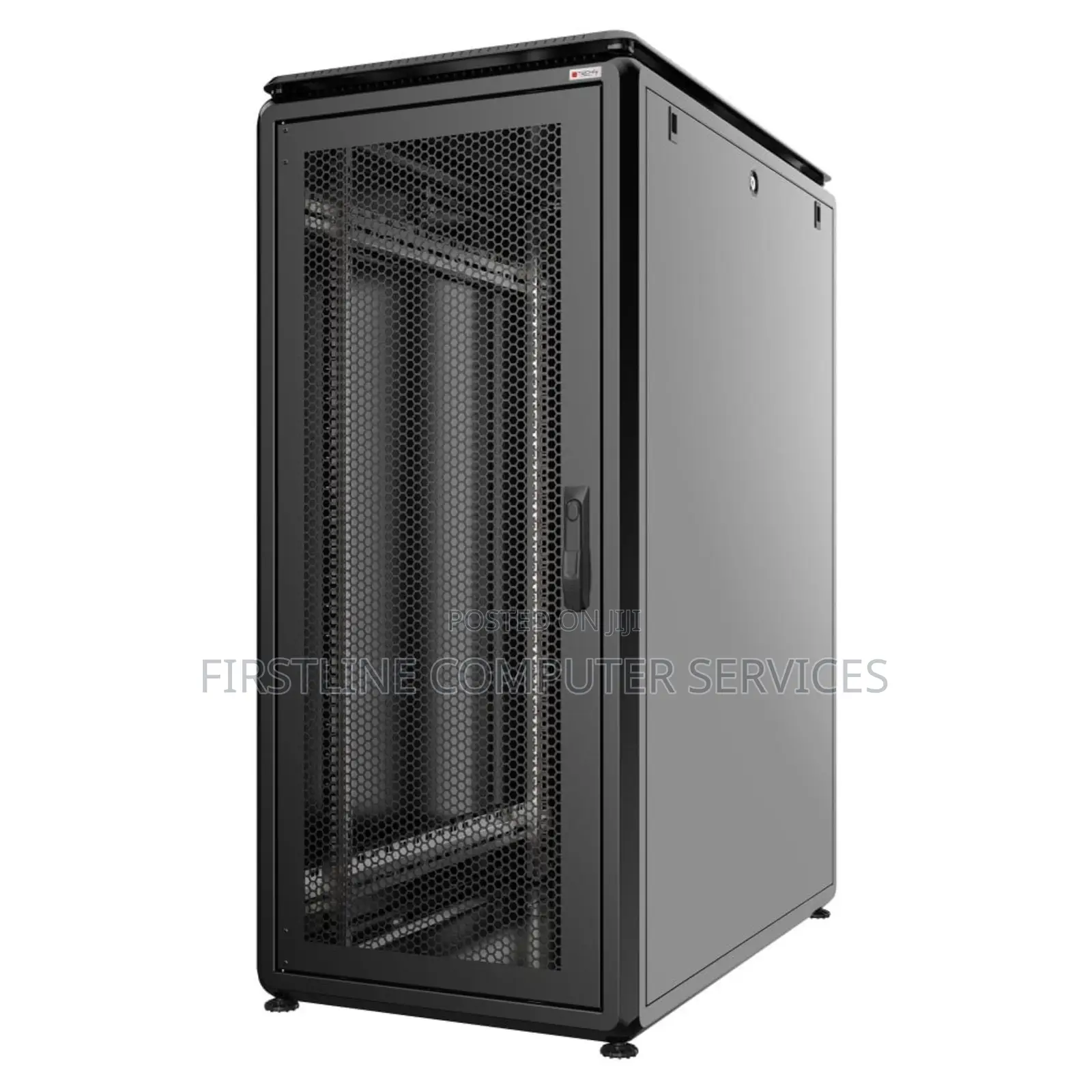18u 800x1000 Deep Server Floor Cabinet Flat Pack Black