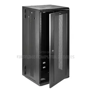 18u 800x1000 Deep Server Floor Cabinet Flat Pack Black