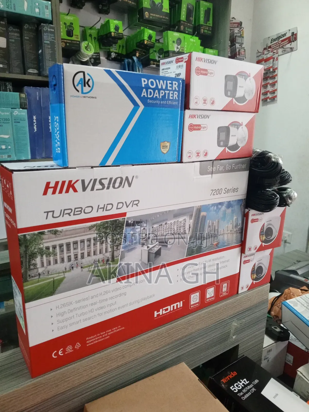 Hikvision 4ch Color With Audio CCTV Complete Kit