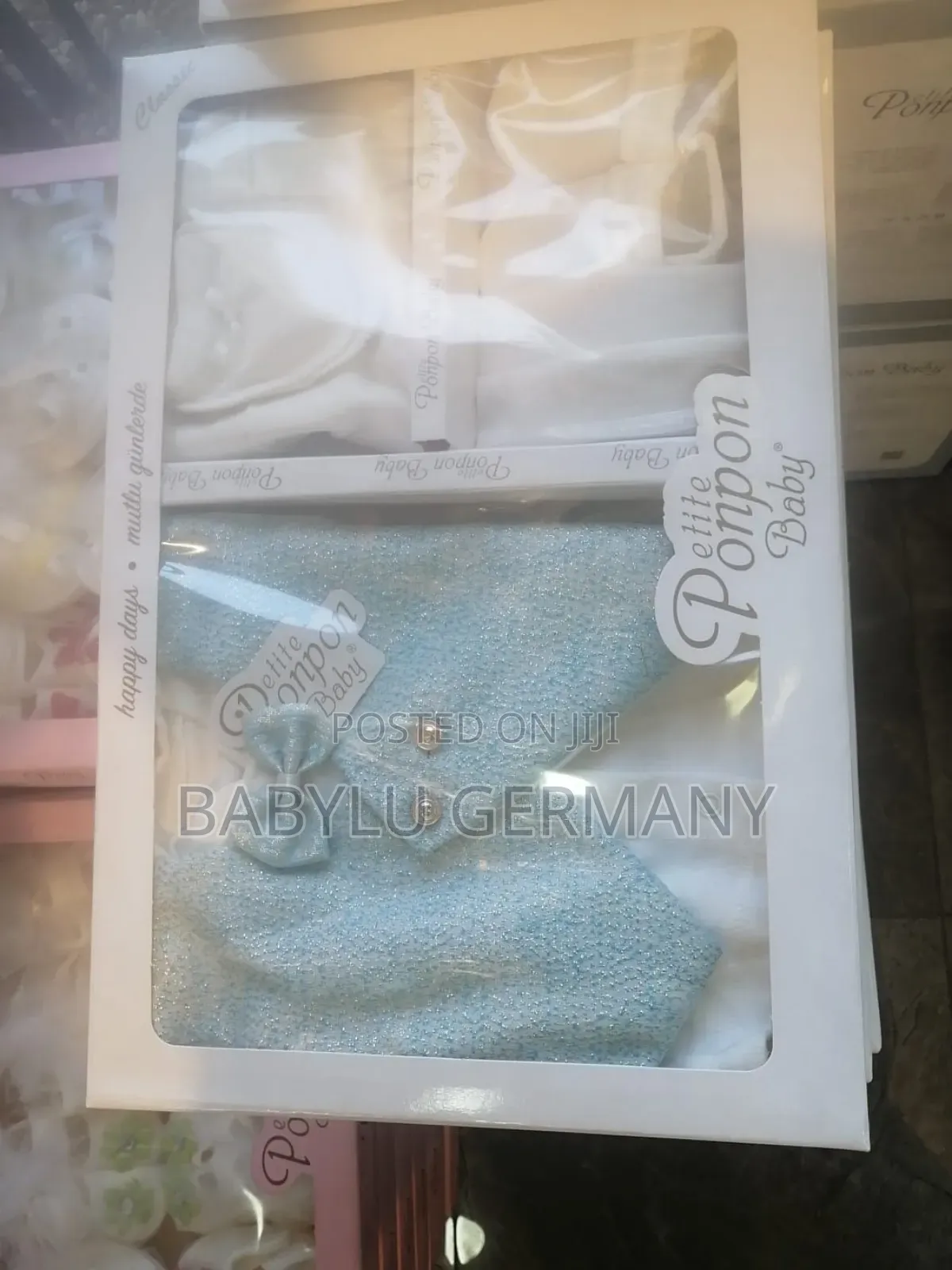 Luxury Organic Baby Boy Suit Gift Set for Newborn to 6 Months Old