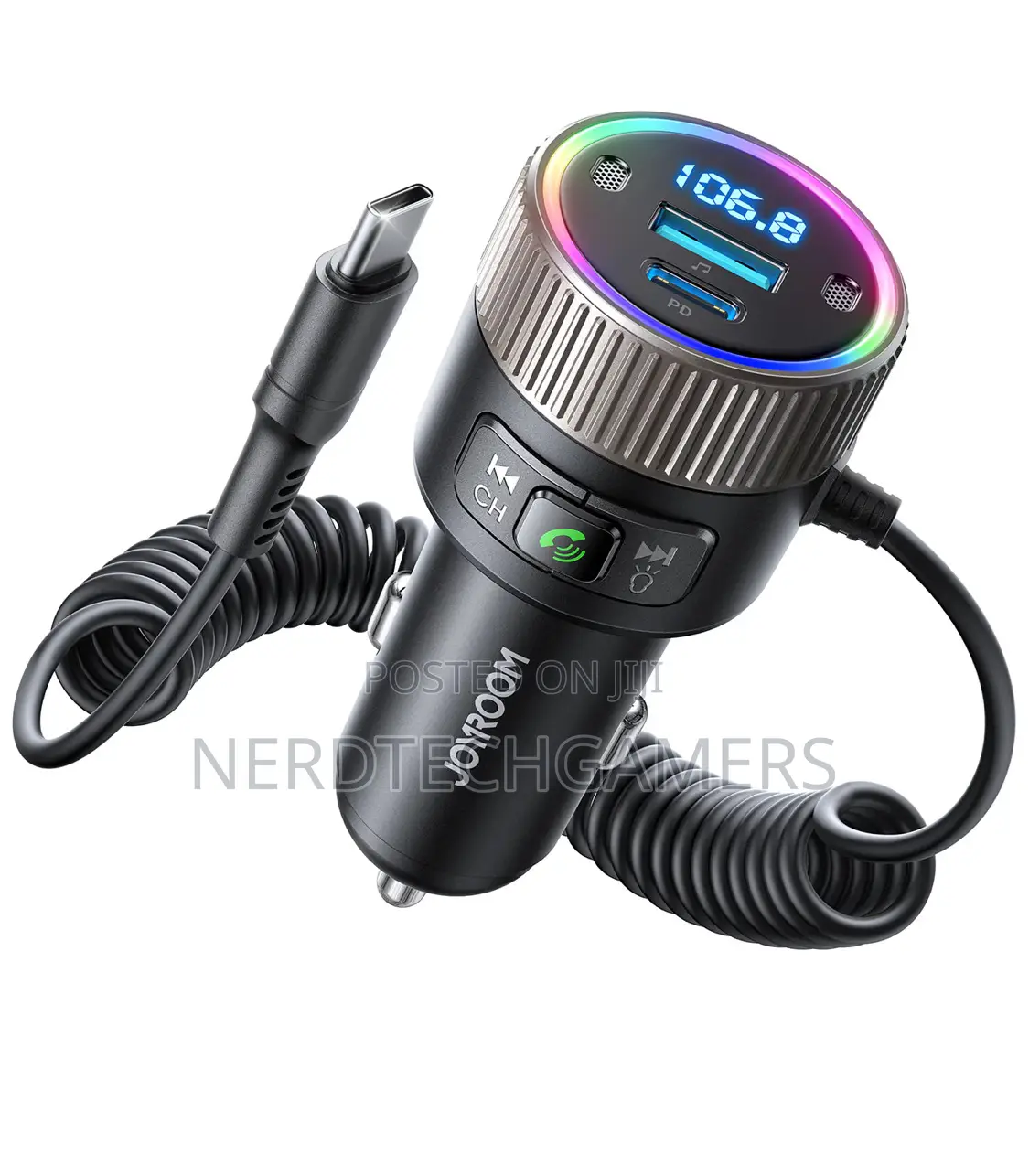 Joyroom Jr-Ccb02 60w Car Wireless Fm Transmitter