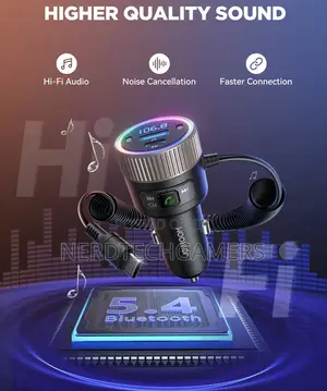 Joyroom Jr-Ccb02 60w Car Wireless Fm Transmitter