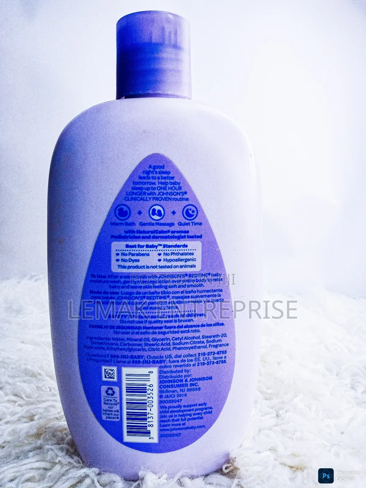 Johnson's Bedtime Baby Lotion 444ml