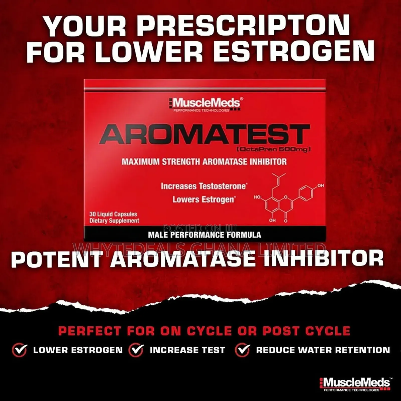 Aromatest 4 Male Sexual Performance| Anti-aging| Muscle Builder| Power