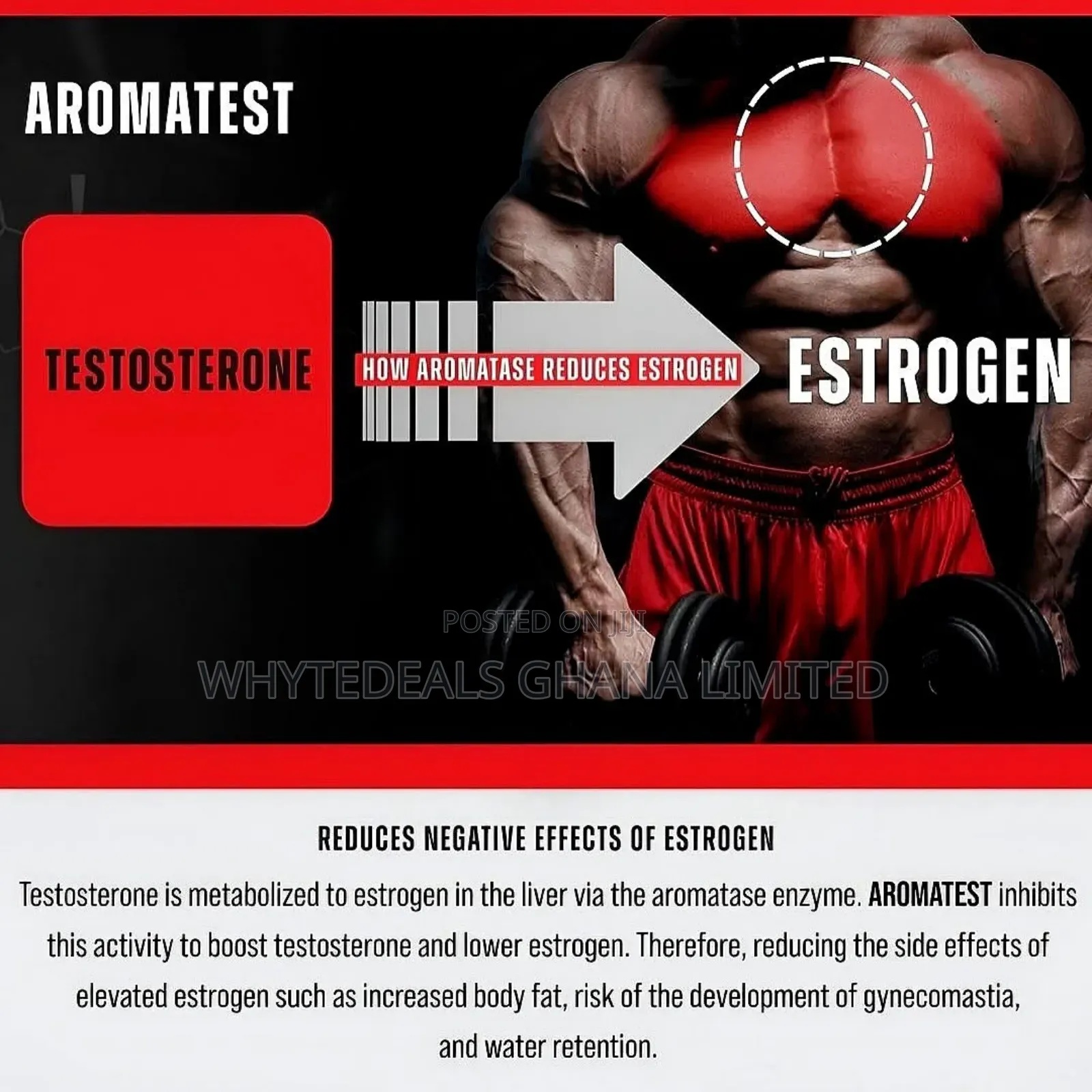 Aromatest 4 Male Sexual Performance| Anti-aging| Muscle Builder| Power