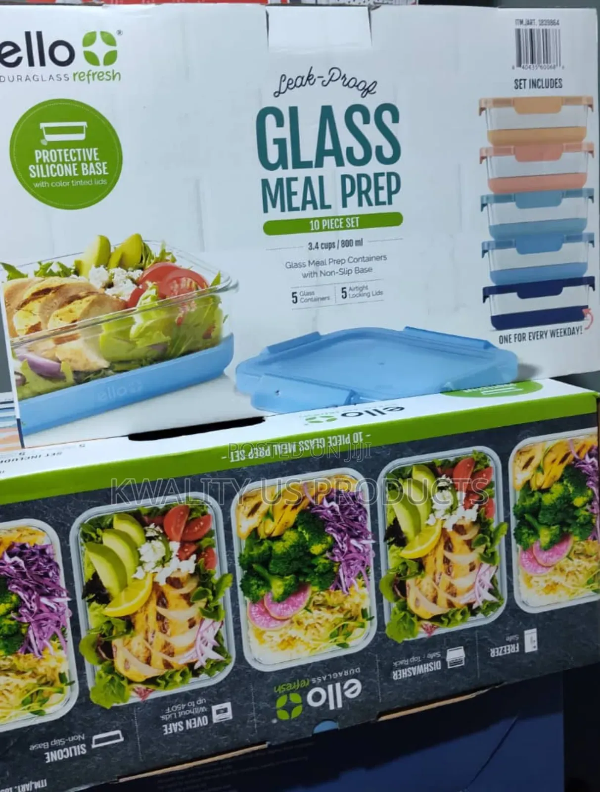 Ello Glass Meal Prep - 10 Piece Set