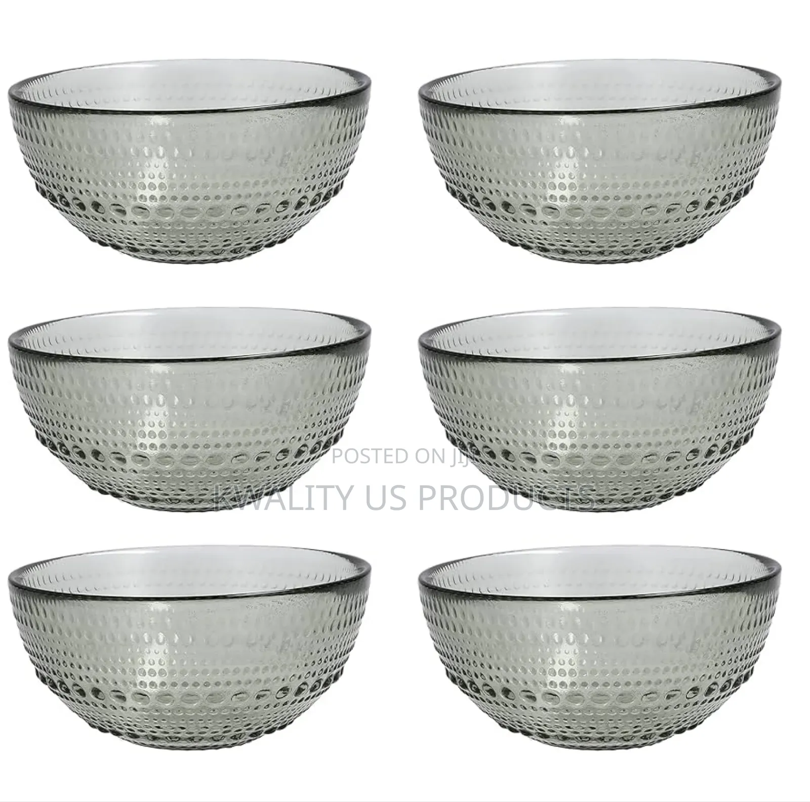 Fortessa Jupiter Glass Bowls Set - 6 Piece