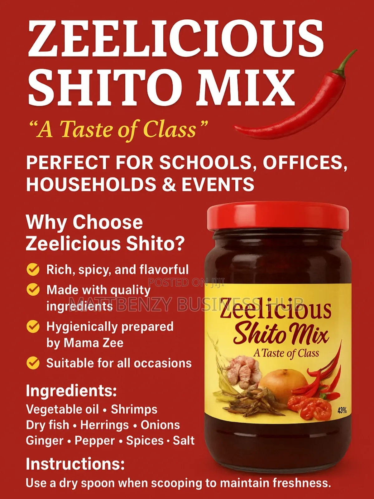 Zeelicious Shito Mix
