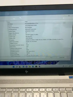 Laptop HP Envy 13 8GB Intel Core I5 SSD 512GB