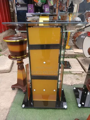 Elegant Glass Pulpit
