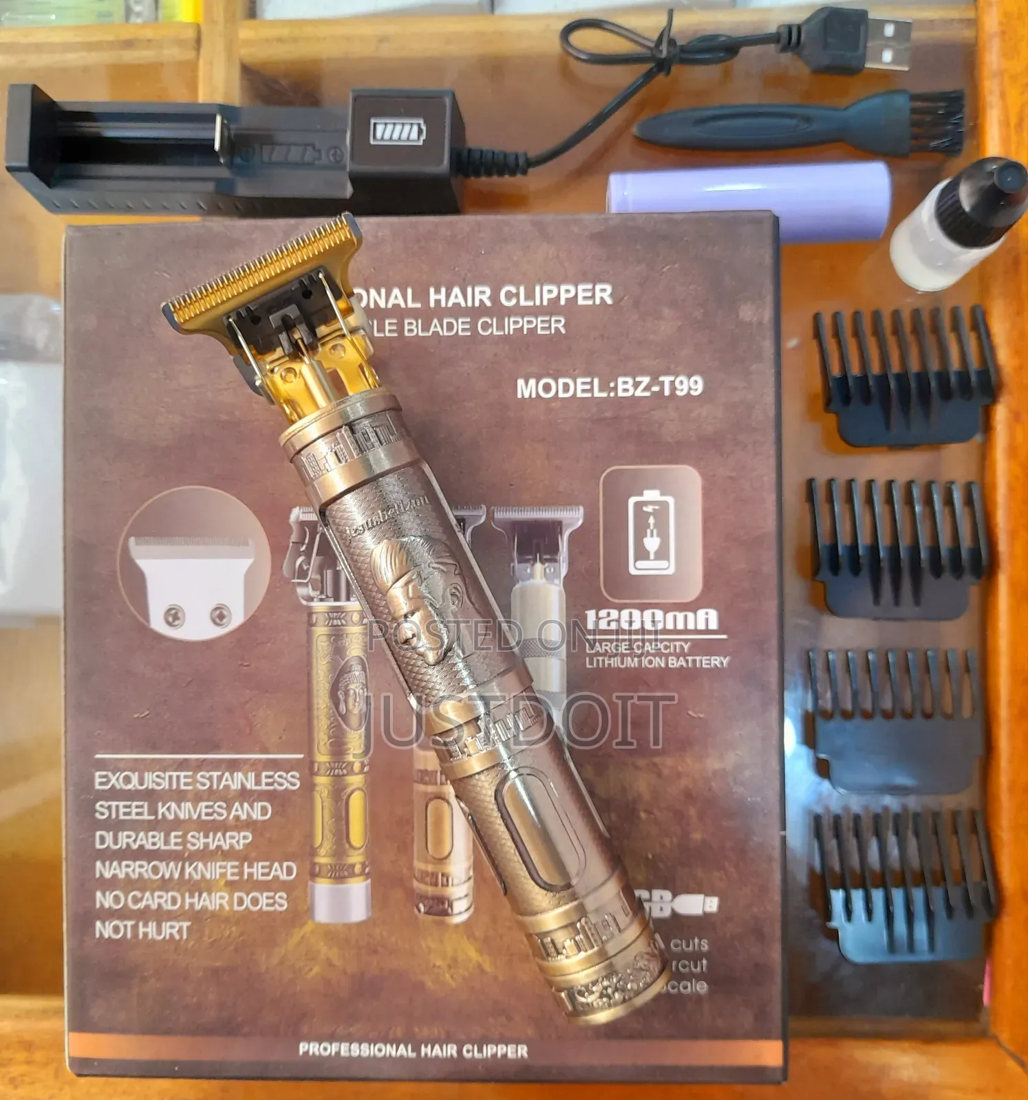 Sonar T-Blade Rechargeable Hair Beard Clipper