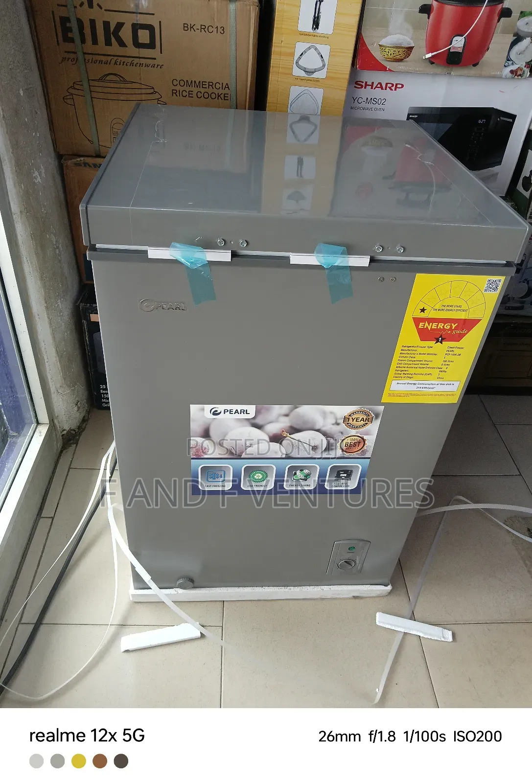 Pearl Glass Top Chest Freezer -Pcf145
