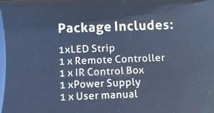 Flex Led Strip Lights 10m Remote RGB