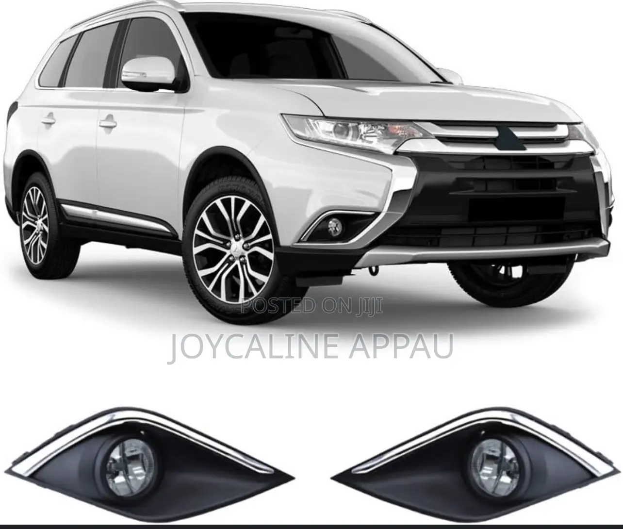 Mitsubishi Outlander 2016 to 2019 Fog Light and Cover