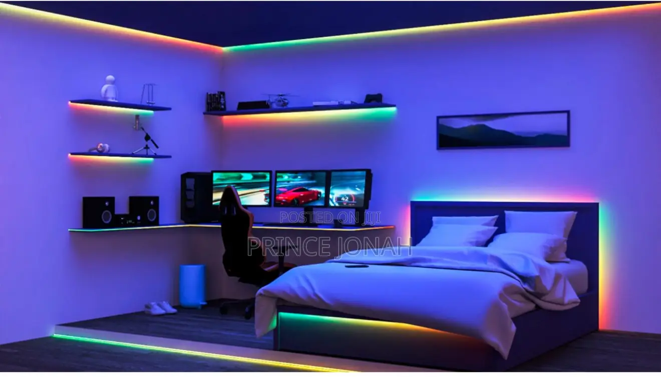 Flex Led Strip Lights 10m Remote RGB