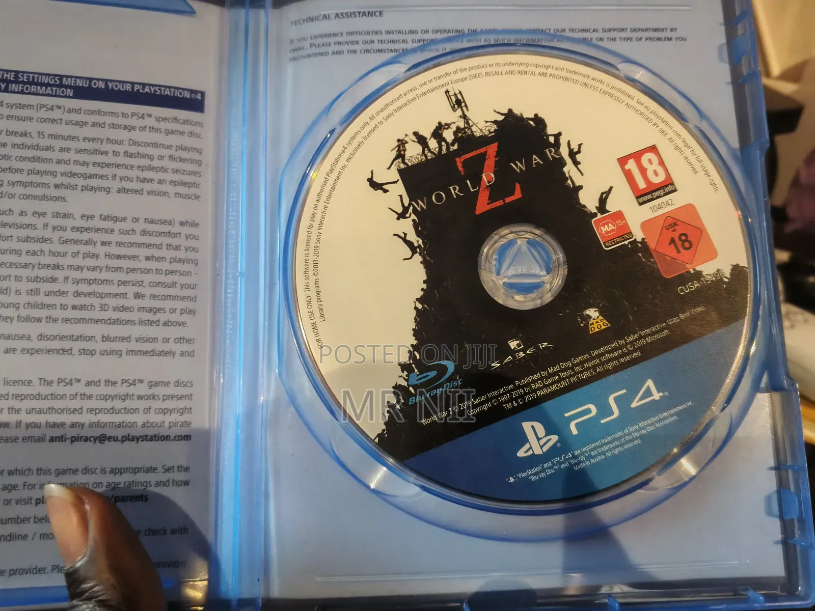 World War Z Ps4 Cd