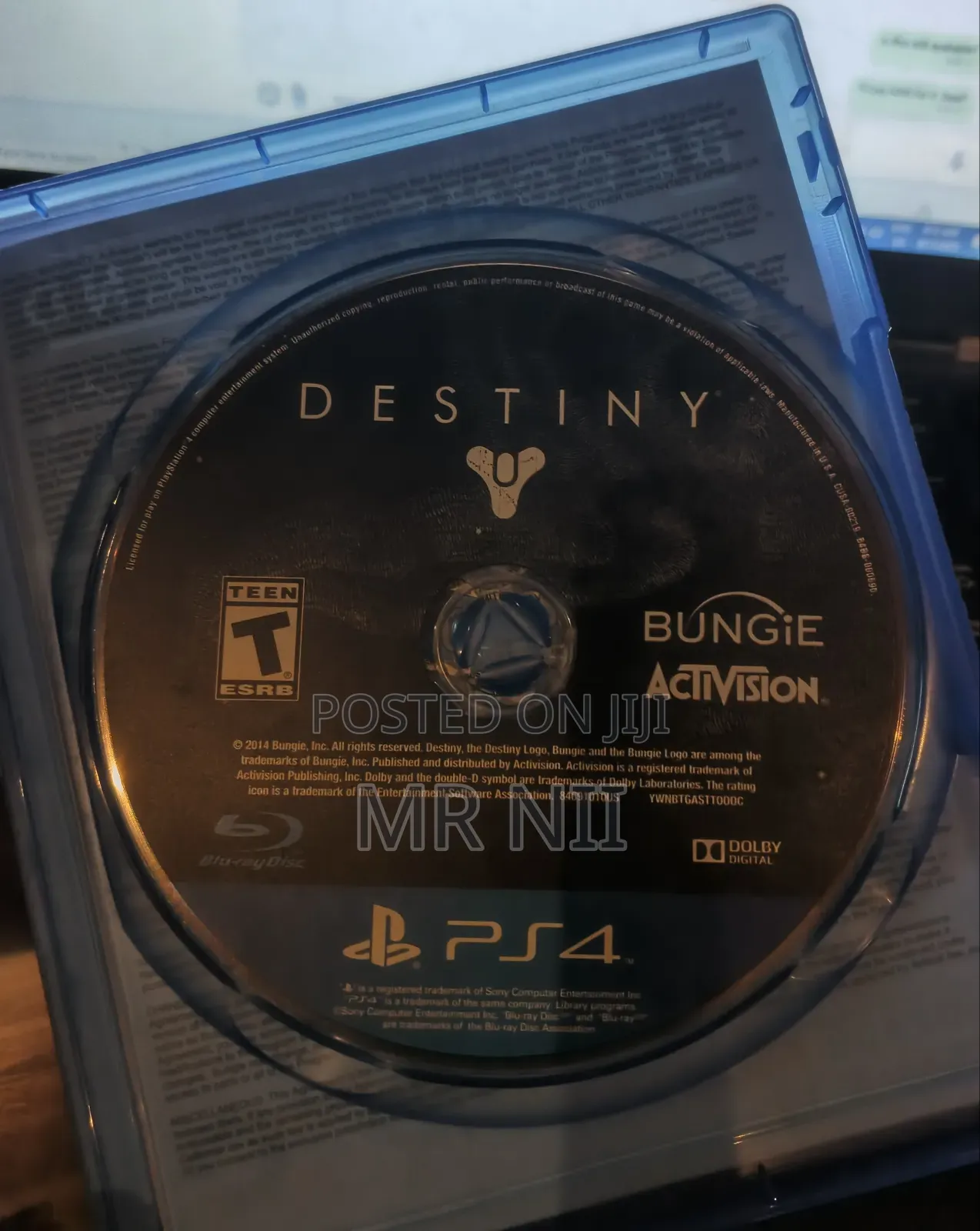 Destiny Ps4 Cd