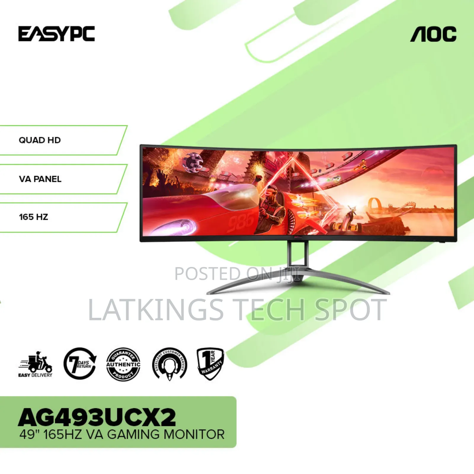 Aoc Agon 49 Inch 5210*1440 165hz