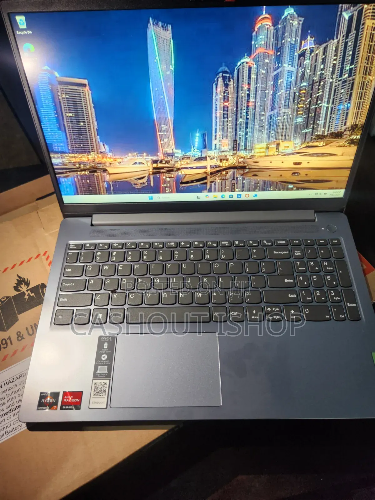 New Laptop Lenovo Ideapad Gaming 3 16GB AMD Ryzen 7 SSD 512GB