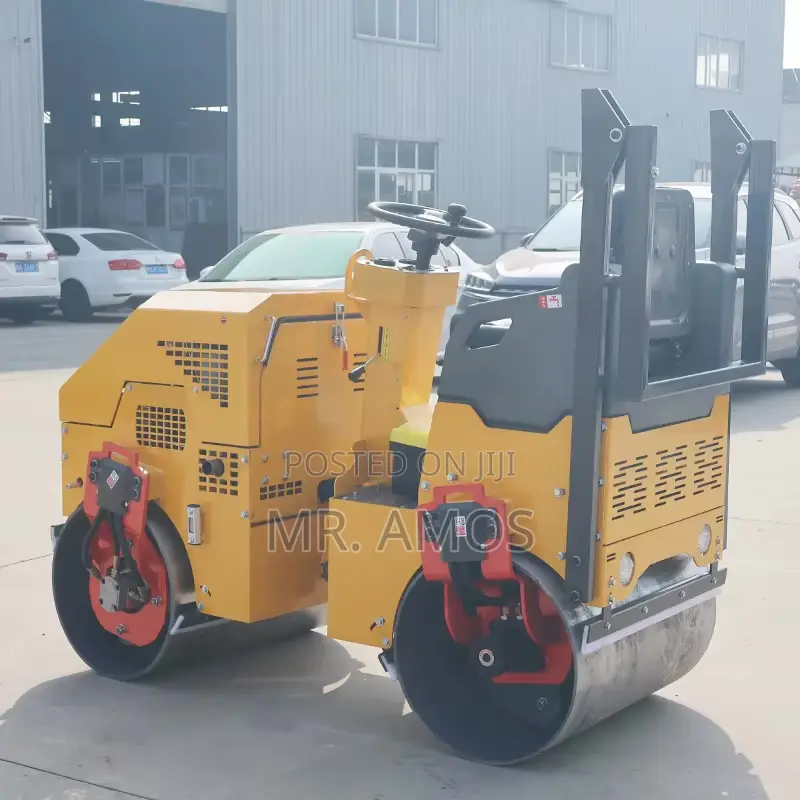 NRG 2000kg Ride-on Double Drum Roller Compactor