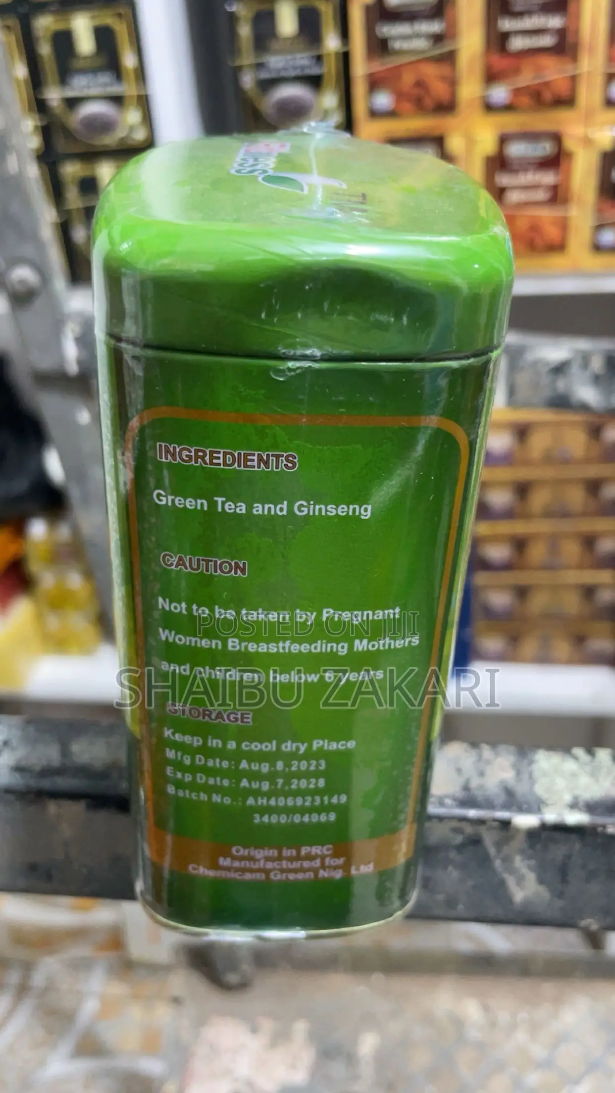 Chinese Green Tea Cleaner