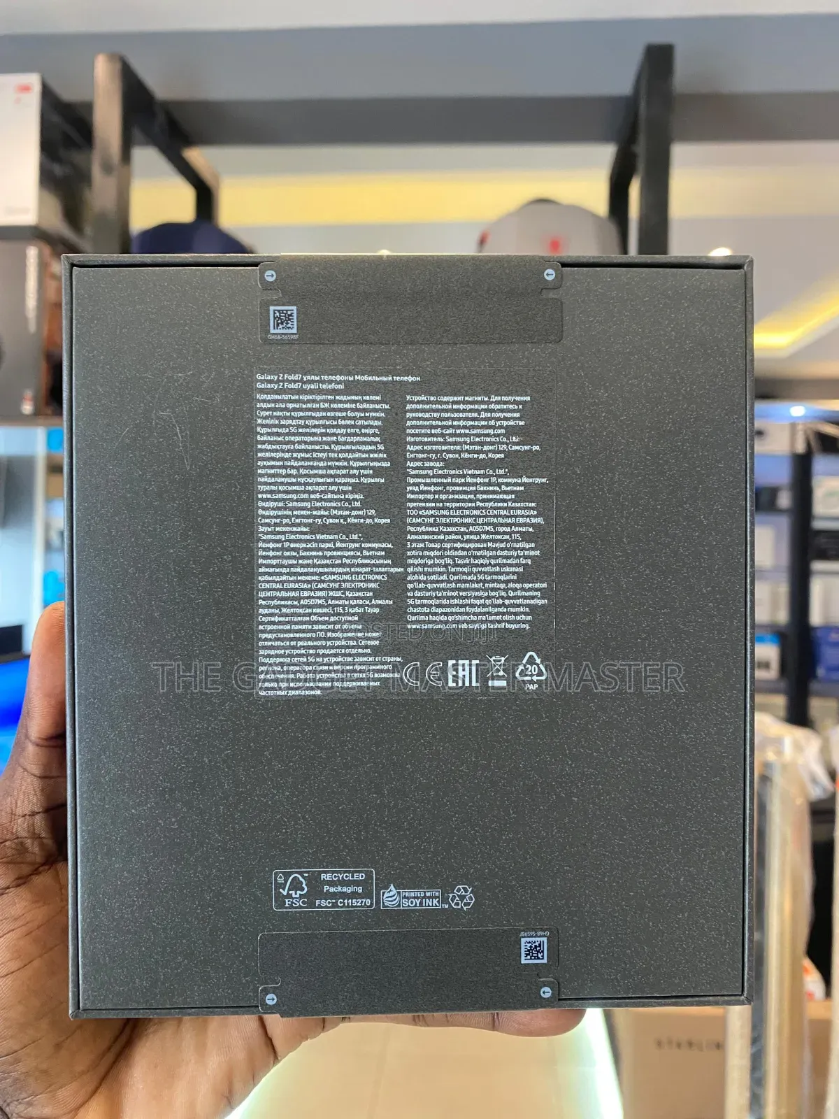 New Samsung Galaxy Z Fold7 256 GB Black
