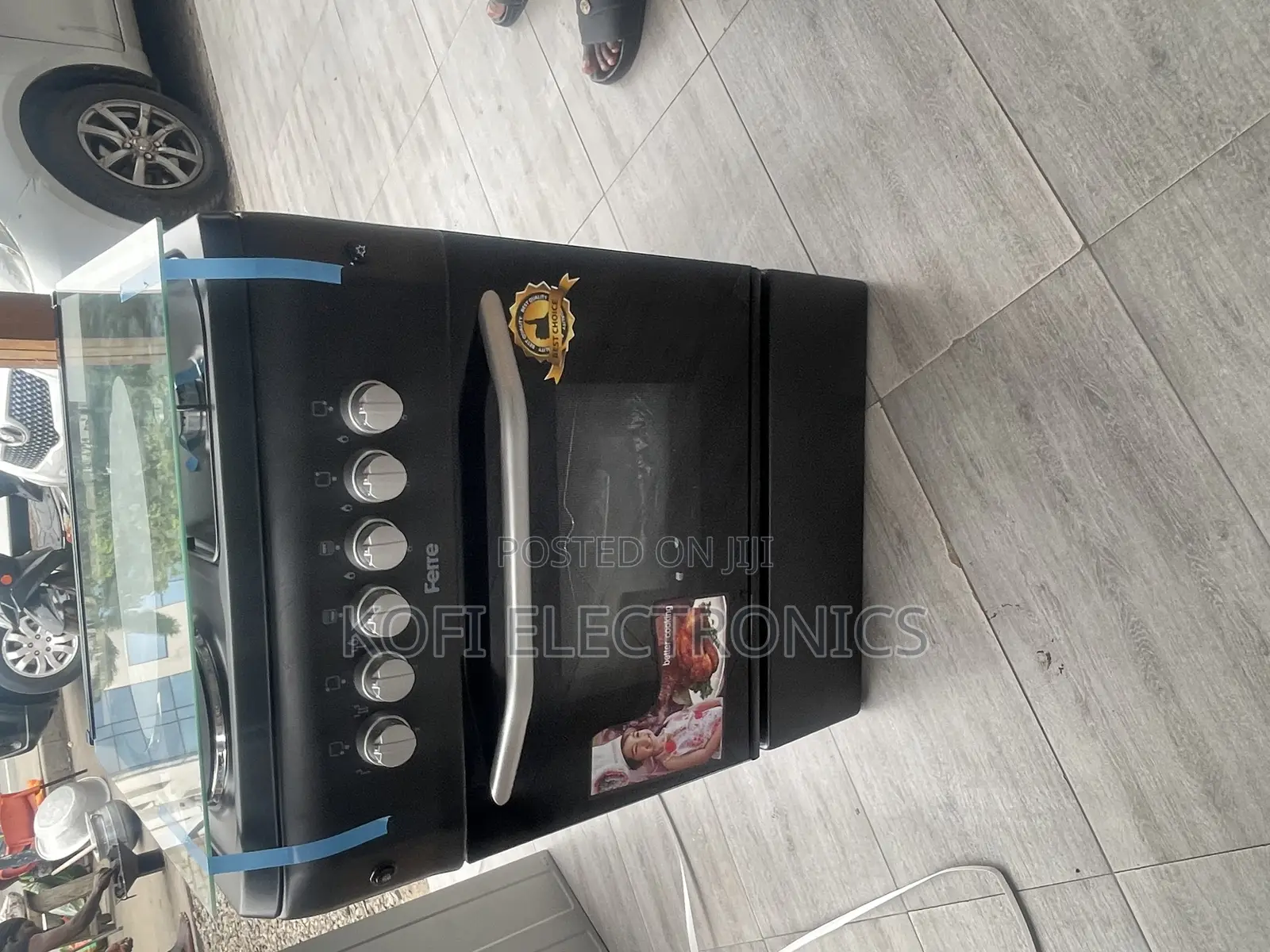 (No Juggling Pots)2gas 2electric Volcano Gas Cooker/ Oven - 4 Burner