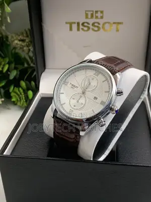 Tissot Brown Genuine Leather Strap Watch