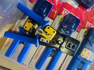 Pass Through Crimping Tool for Rj45 Rj12 , Cat6 , Cat5 Lan