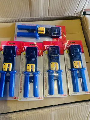 Pass Through Crimping Tool for Rj45 Rj12 , Cat6 , Cat5 Lan