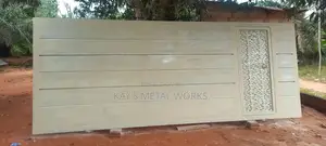 Double White Design Gate