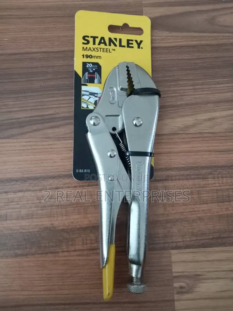 Stanley Maxsteel Locking Pliers, 190mm Straight Jaw