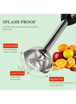 1000w 1-Speed Abs Stainless Steel Hand Blender Jmk3004. Ghx2101