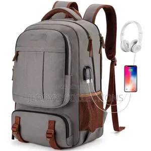 Laptop Backpack With Usb Charging Port and a Bottle Holder