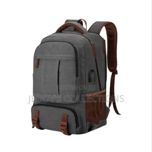 Laptop Backpack With Usb Charging Port and a Bottle Holder