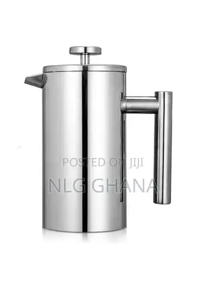 800ml French Press Coffee Maker Stainless Steel Double Walled.