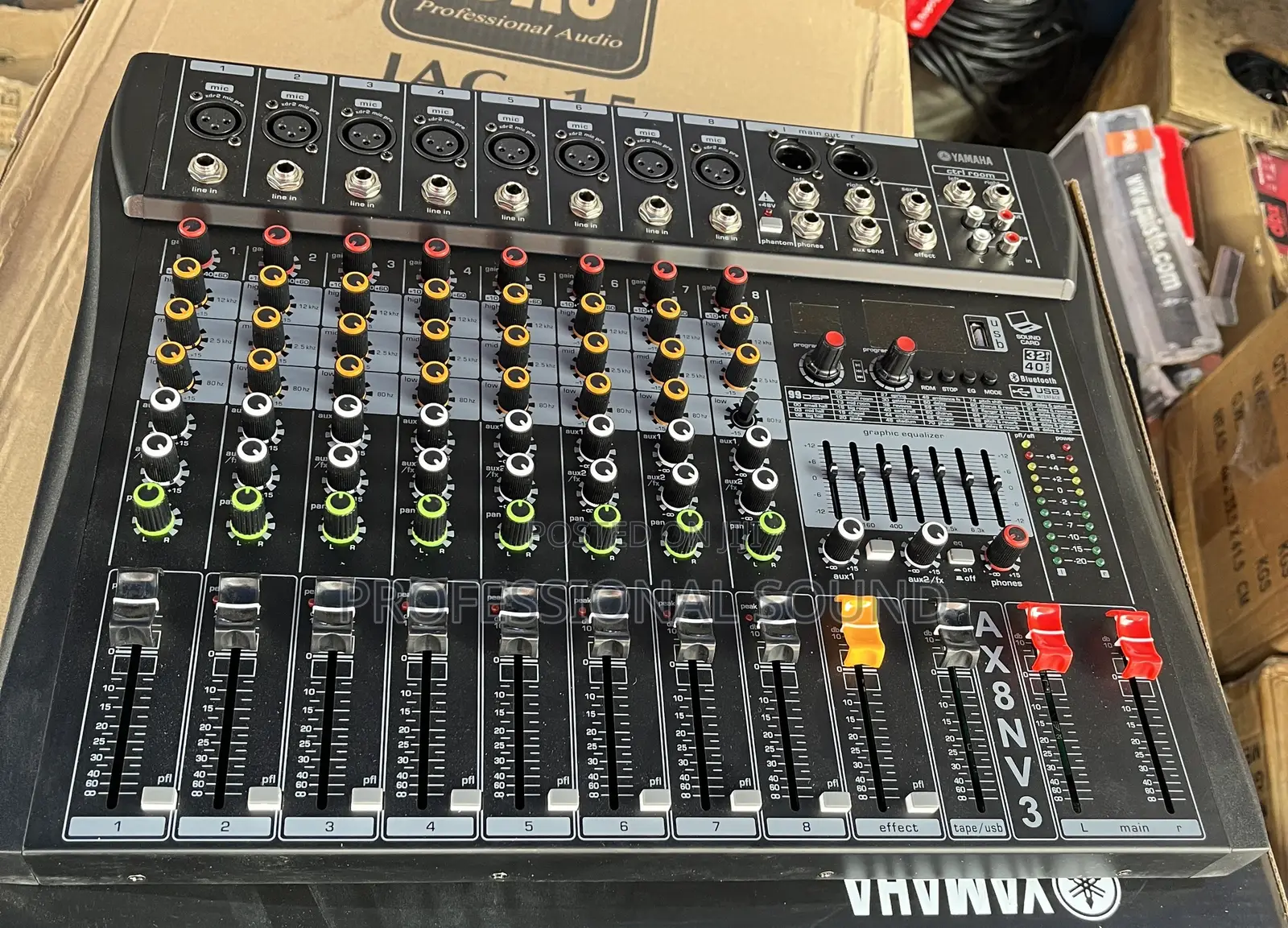 Mixing Console Ax8nv3 8 Channels