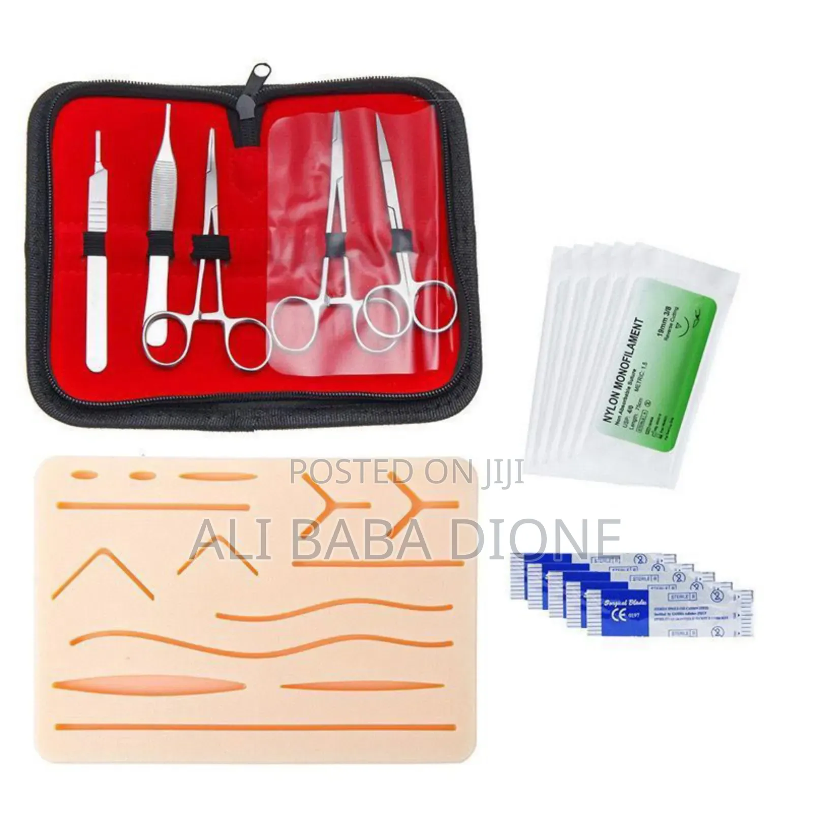 Suturing and Cannulation Kits With Anatomy Stickers
