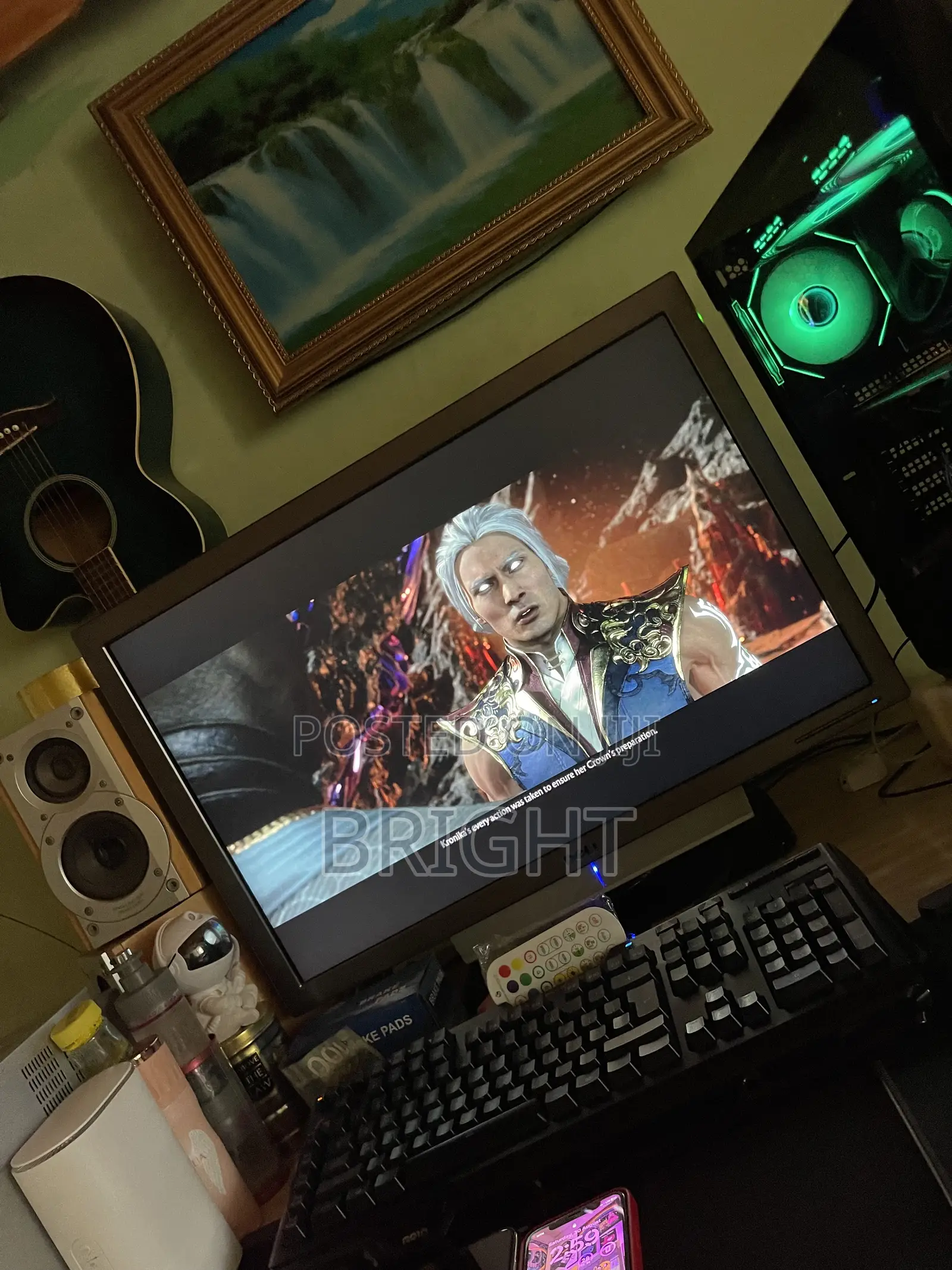 Dell Ultrasharp 3008wfp Monitor With External Stereo Inbuilt Speakers