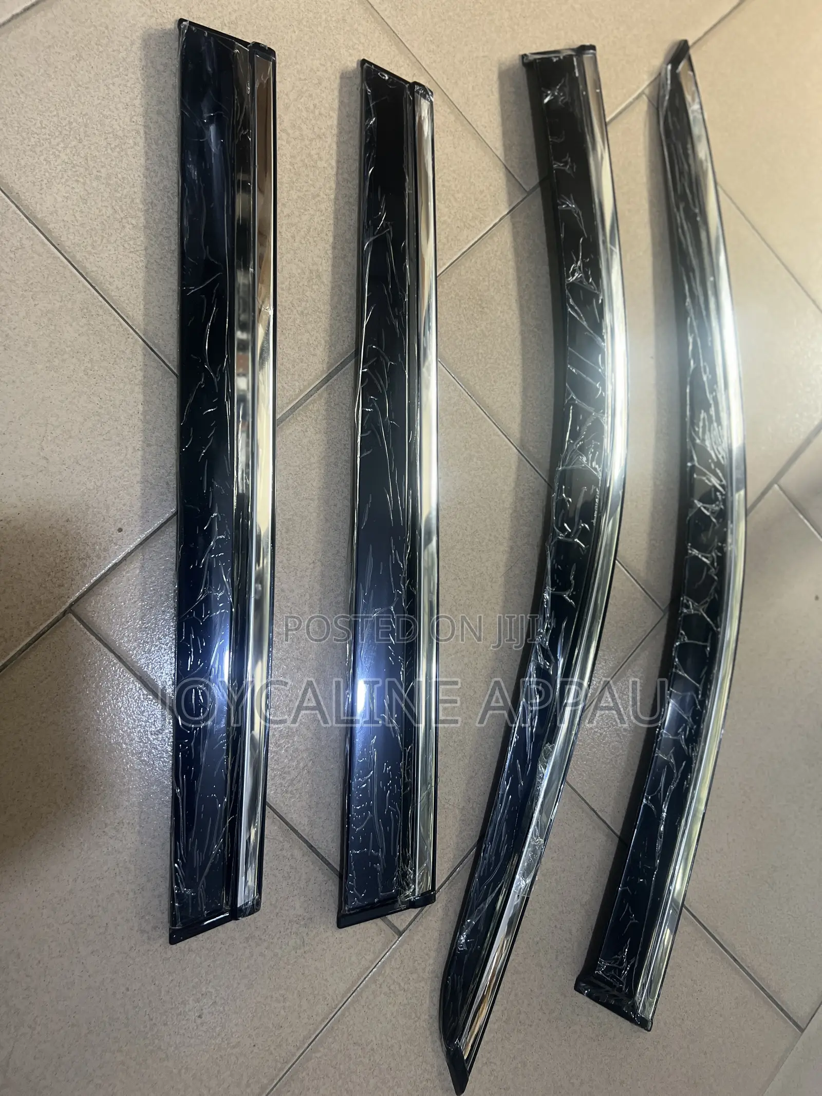 Original Toyota Rav4 2015 to 2024 Window Visor/Rain Guard Chrome