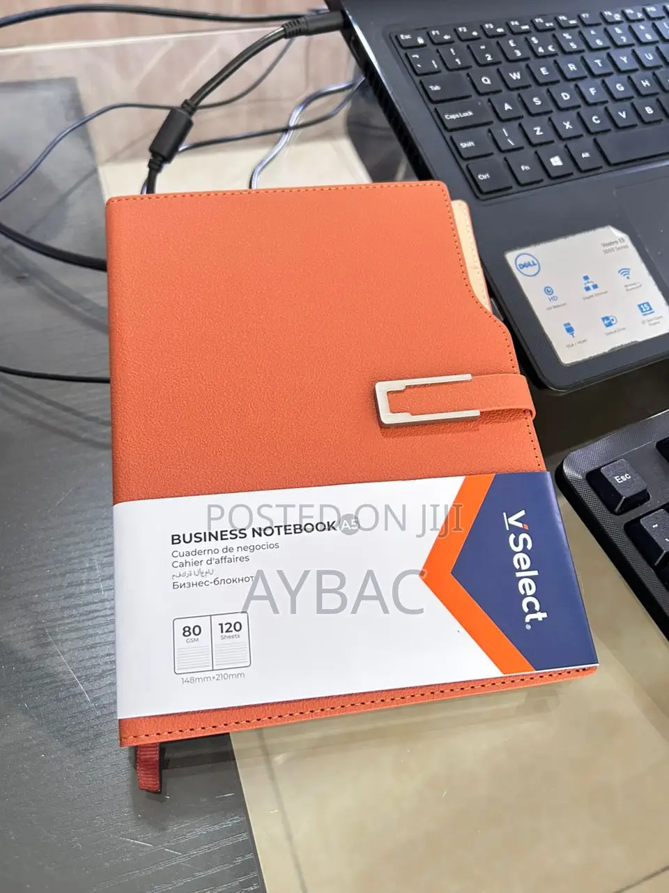 Business Executive Notebook| A5 Diary Leather Cover 120 Sheets Gift
