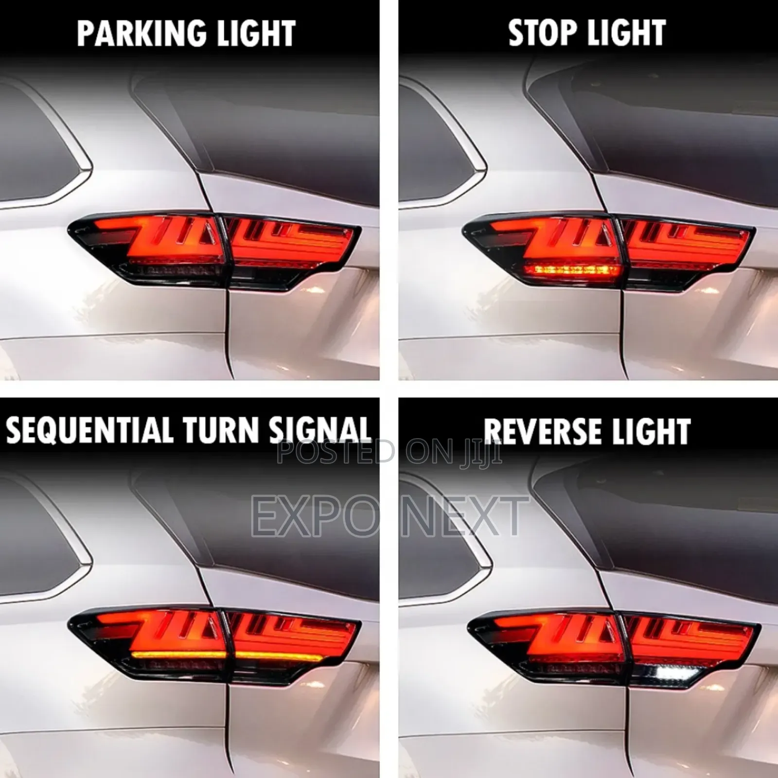 Toyota Highlander 2015-2019 Tail Light Full Led
