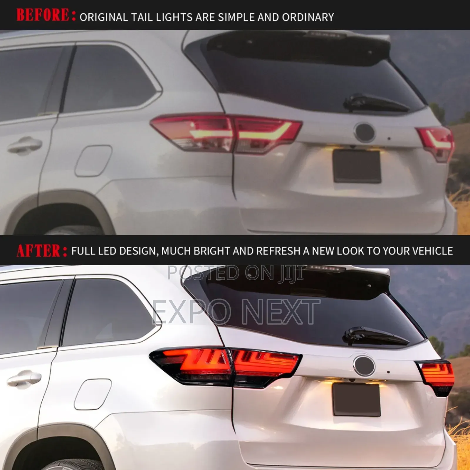 Toyota Highlander 2015-2019 Tail Light Full Led