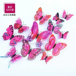 Decorative 3d Butterfly Stickers(12 Pieces)