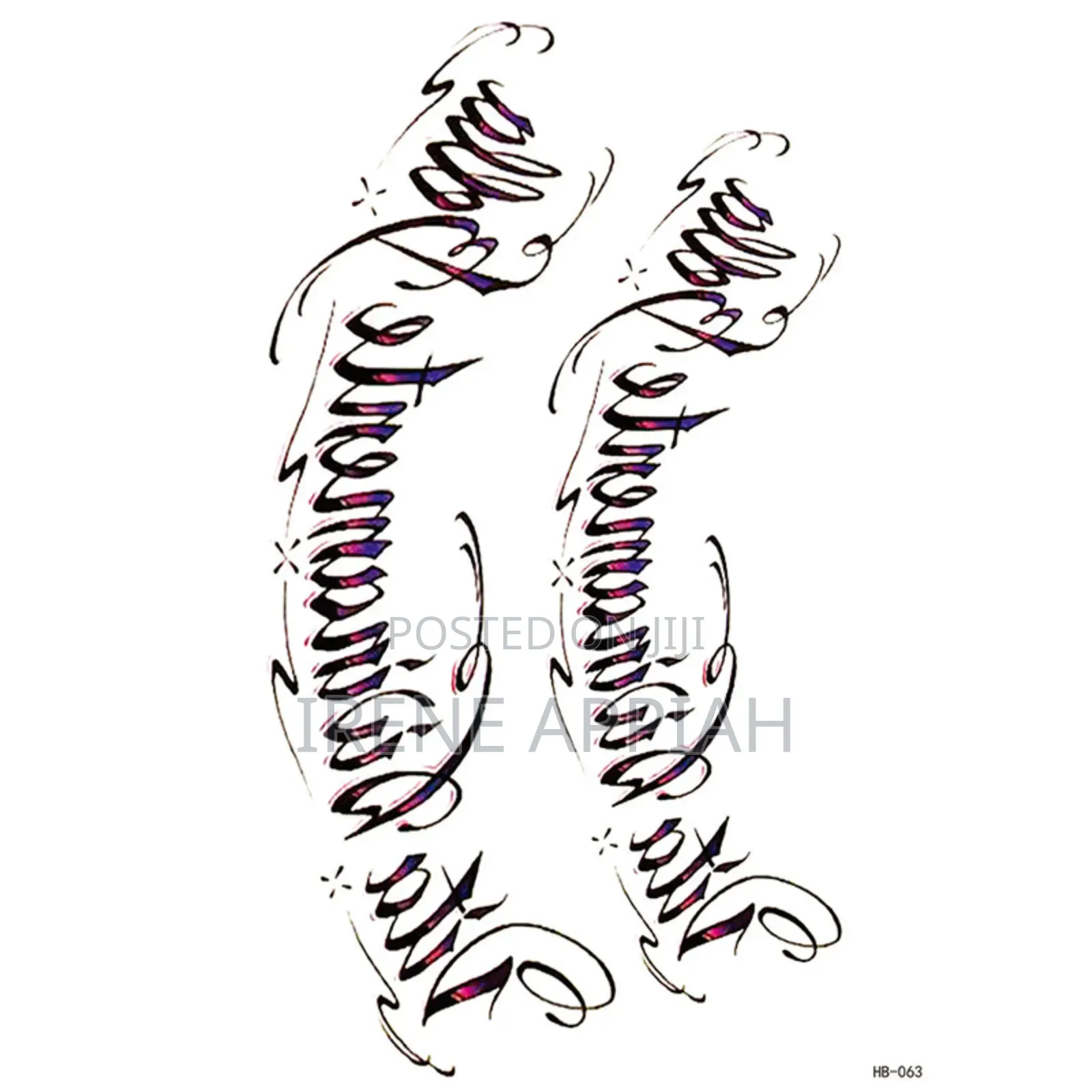 Beautiful Temporary Tattoo Stickers