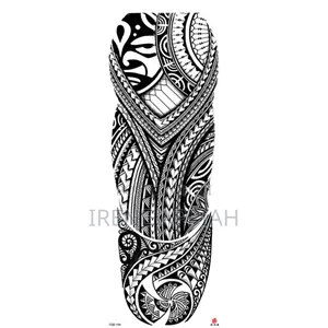 Full Sleeve and Thigh Temporary Tattoo Stickers