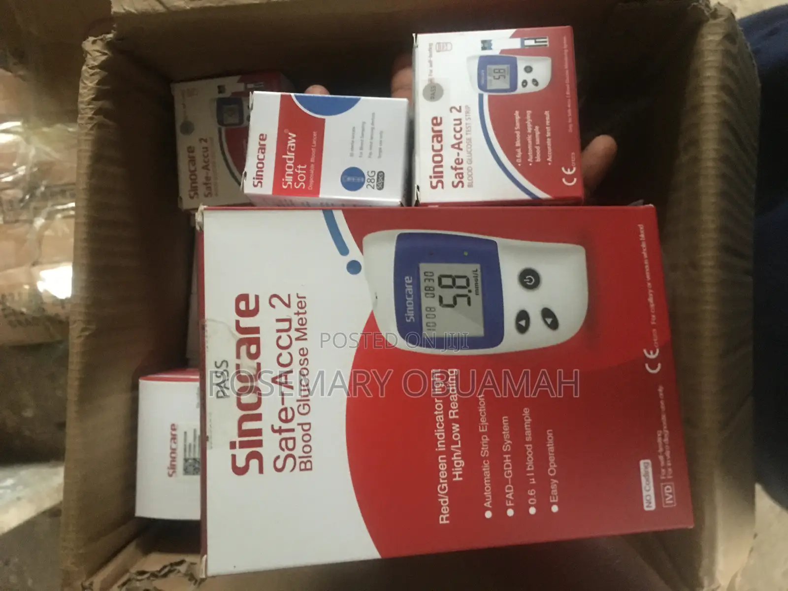 Glucometer +50 Pieces of Lancet+50 Pieces of Strips