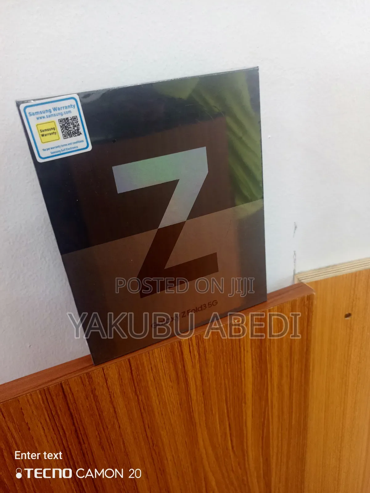New Samsung Galaxy Z Fold 3 256 GB Black