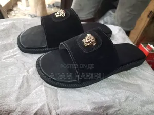 A Nice Suede Leather Slippers
